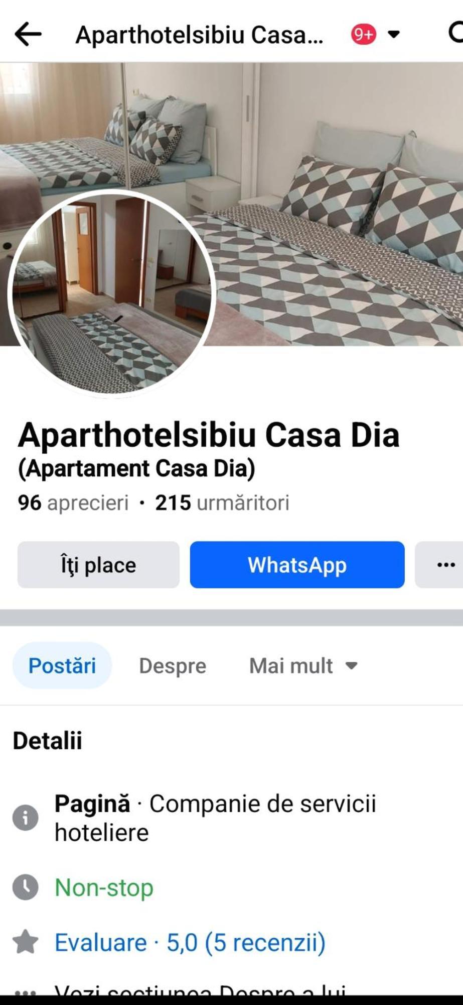 Apartament Casa Dia 1 ซีบิว ภายนอก รูปภาพ